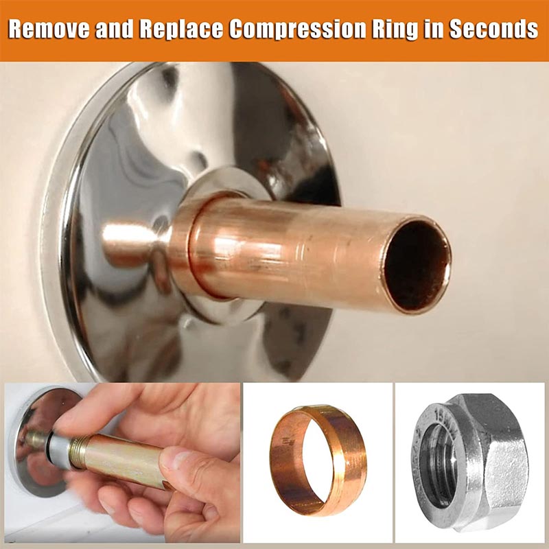 🔧 LIMITED‑TIME 50% OFF! ⚡ Compression Sleeve Puller & Ferrule Removal Tool – Carbon Steel, Pipe‑Safe, Quick Disassembly ✨