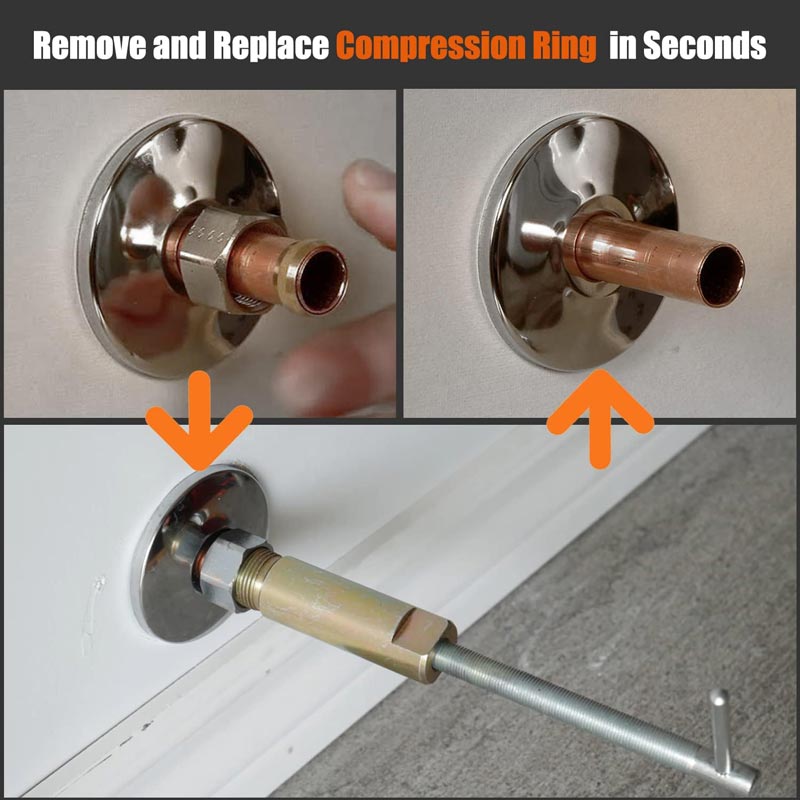 🔧 LIMITED‑TIME 50% OFF! ⚡ Compression Sleeve Puller & Ferrule Removal Tool – Carbon Steel, Pipe‑Safe, Quick Disassembly ✨