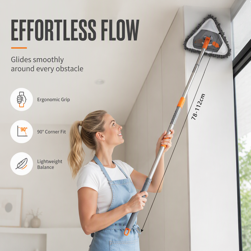 🧹Triangular Cleaning Mop with Extendable Pole