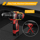 🎁2026 New Arrivals 50% OFF💥Universal Drill Bit Holder‑8/16 Holes Cordless Drill Accessory Storage Pouch ⚡