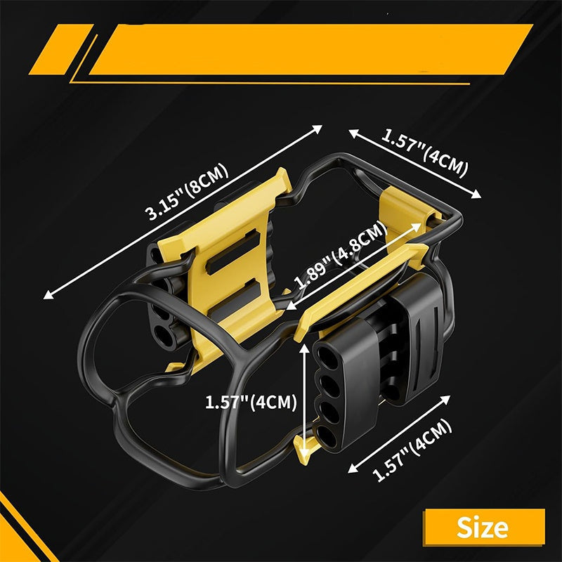 🎁2026 New Arrivals 50% OFF💥Universal Drill Bit Holder‑8/16 Holes Cordless Drill Accessory Storage Pouch ⚡