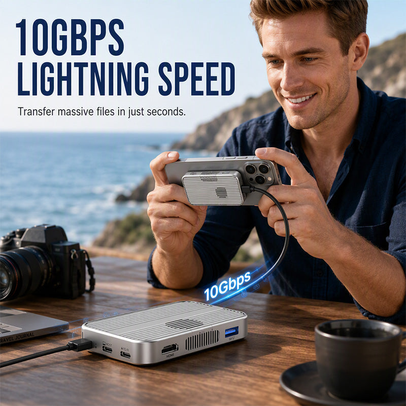 🧲 Portable Magnetic M.2 Docking Station