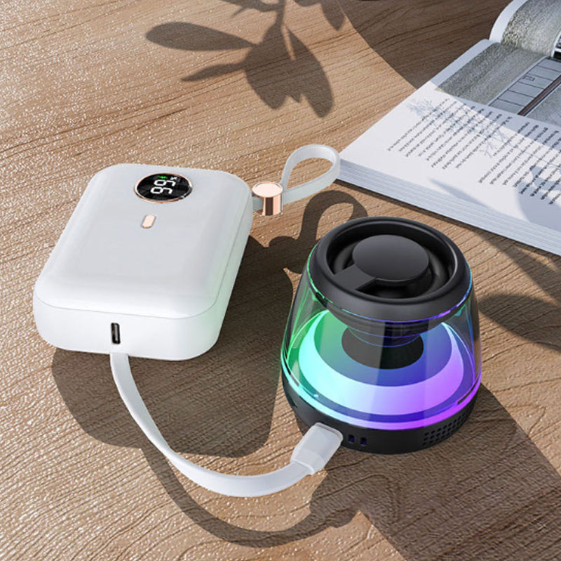 🔊 Save 50%! 🎵 Magnetic Mini Speaker – Bluetooth, RGB light & compact ✨