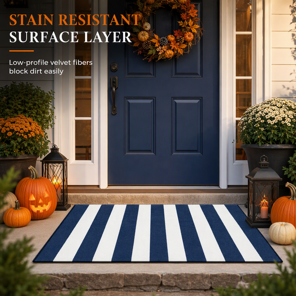 🚪 LIMITED‑TIME 50% OFF! ✨ Simple Striped Non‑Slip Door Mat – Stain‑Resistant, Reinforced Edge, Multi‑Size ✨