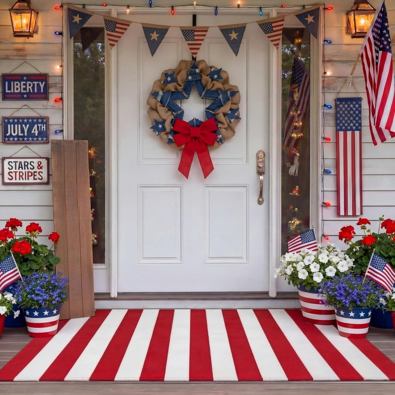 🚪 LIMITED‑TIME 50% OFF! ✨ Simple Striped Non‑Slip Door Mat – Stain‑Resistant, Reinforced Edge, Multi‑Size ✨