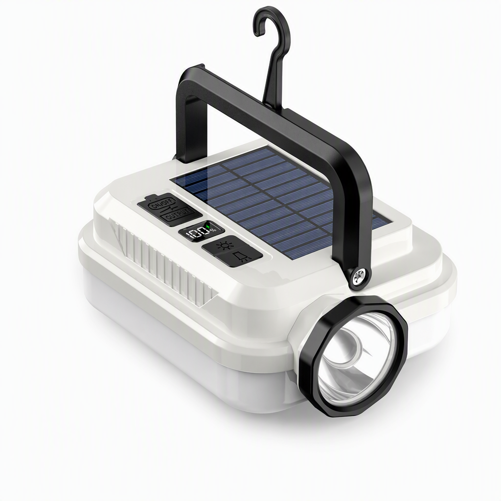 📢📢50% OFF !! ⏰Solar Rechargeable LED Camping Lantern Multifunctional Handheld Work Light