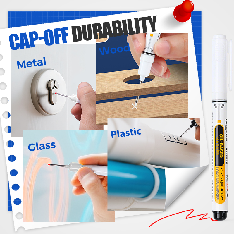 🔥Precision Tip Quick-Dry Oil-Based Marker Pen