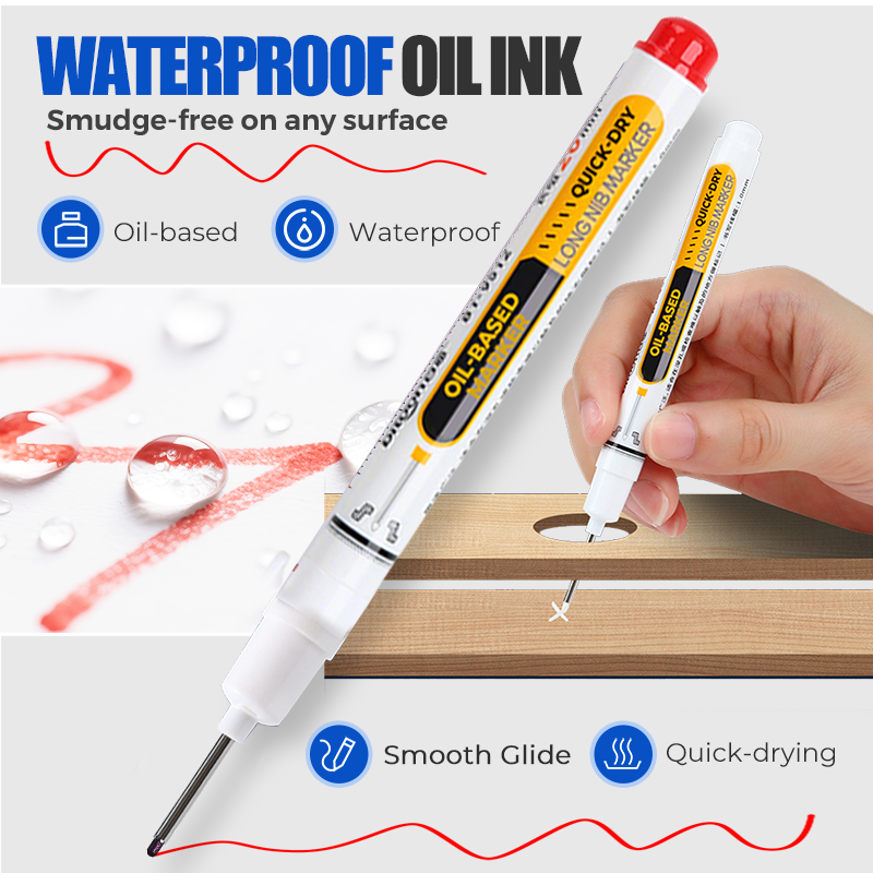 🔥Precision Tip Quick-Dry Oil-Based Marker Pen