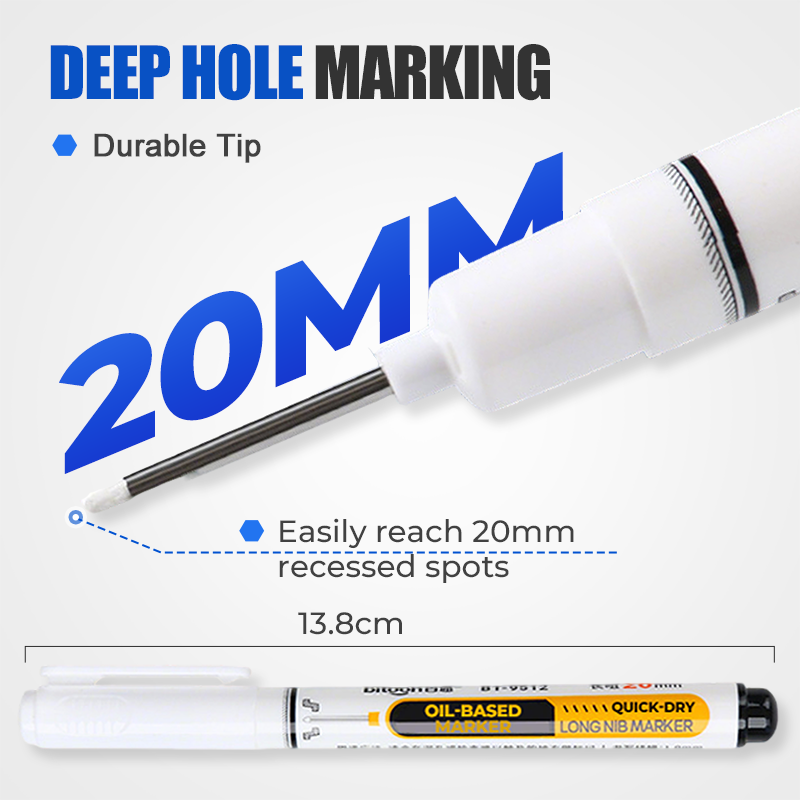 🔥Precision Tip Quick-Dry Oil-Based Marker Pen