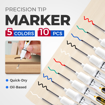 🔥Precision Tip Quick-Dry Oil-Based Marker Pen
