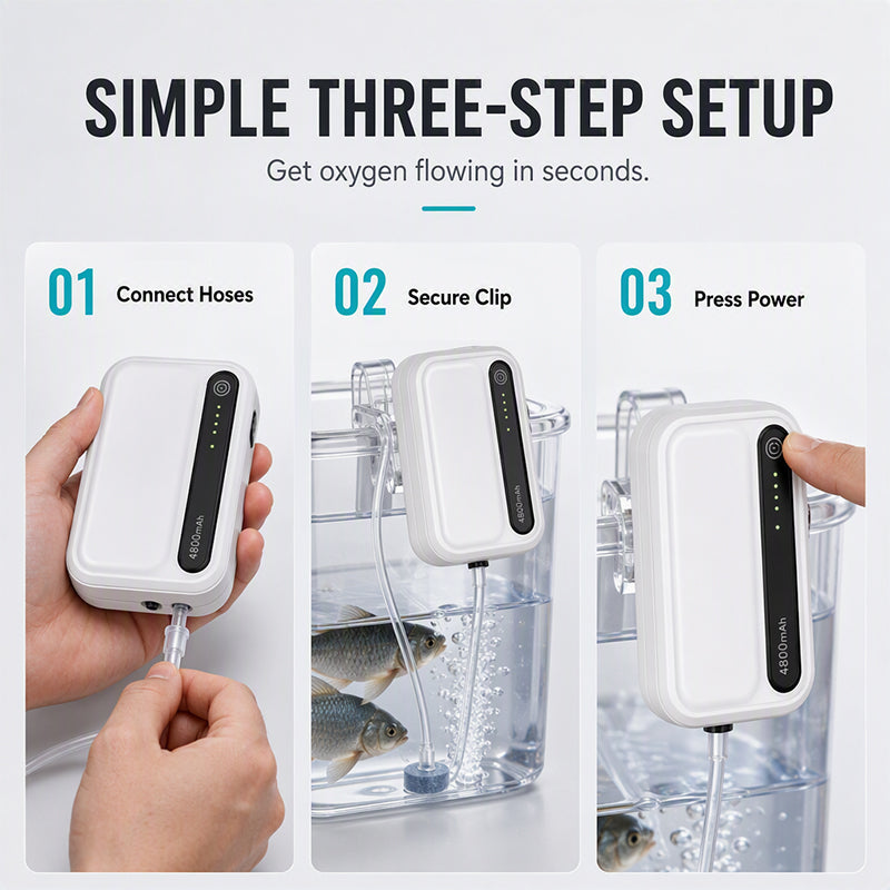 ⏳Limited-time 50% off⏰Portable Oxygen Pump – Rechargeable, compact & easy to use