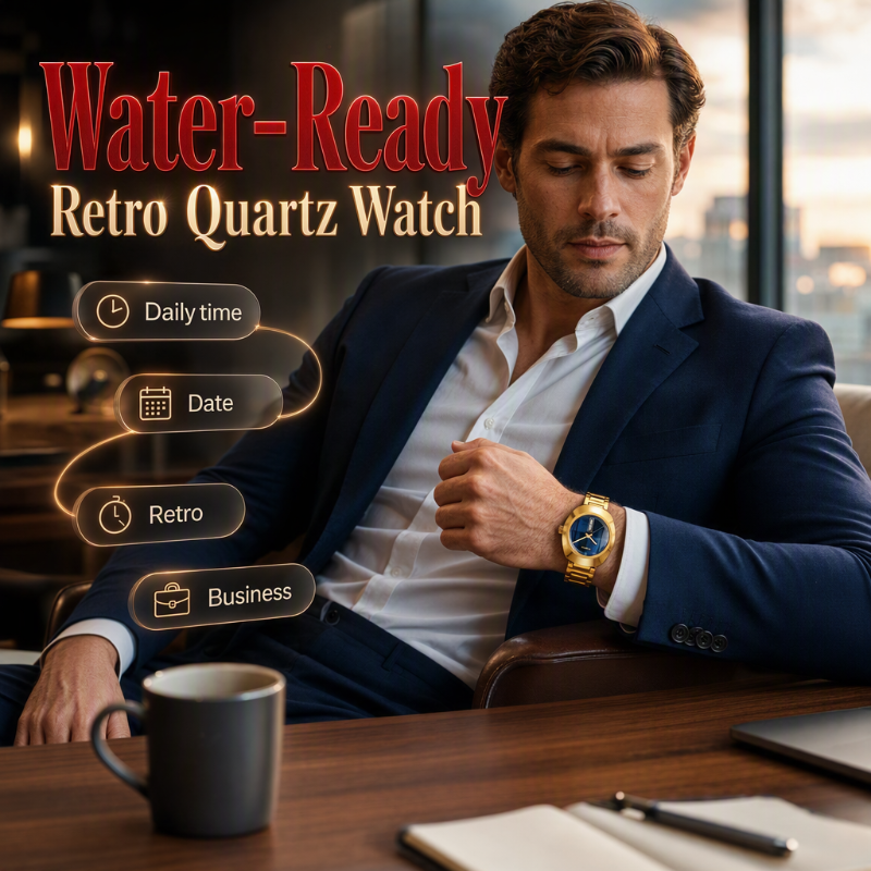 Men's Retro Classic Quartz Watch