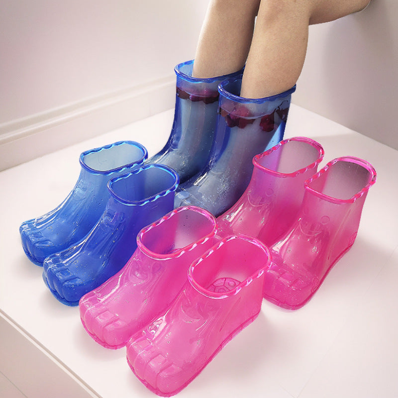 2pcs Home Massage Movable Foot Bath Shoes 