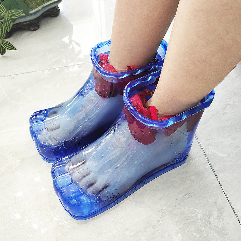 2pcs Home Massage Movable Foot Bath Shoes 