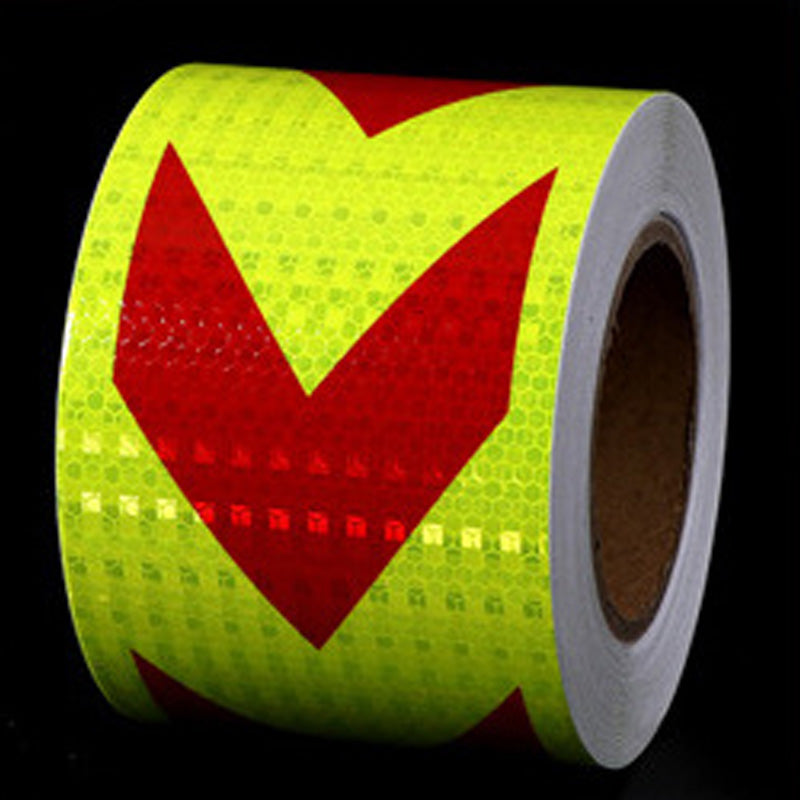 ⏳🔥LIMITED-TIME 50% OFF! ⏰🔦 High-Visibility Arrow Reflective Tape – 5m Waterproof Self-Adhesive Safety Strip with Prismatic Reflectivity🚗✨