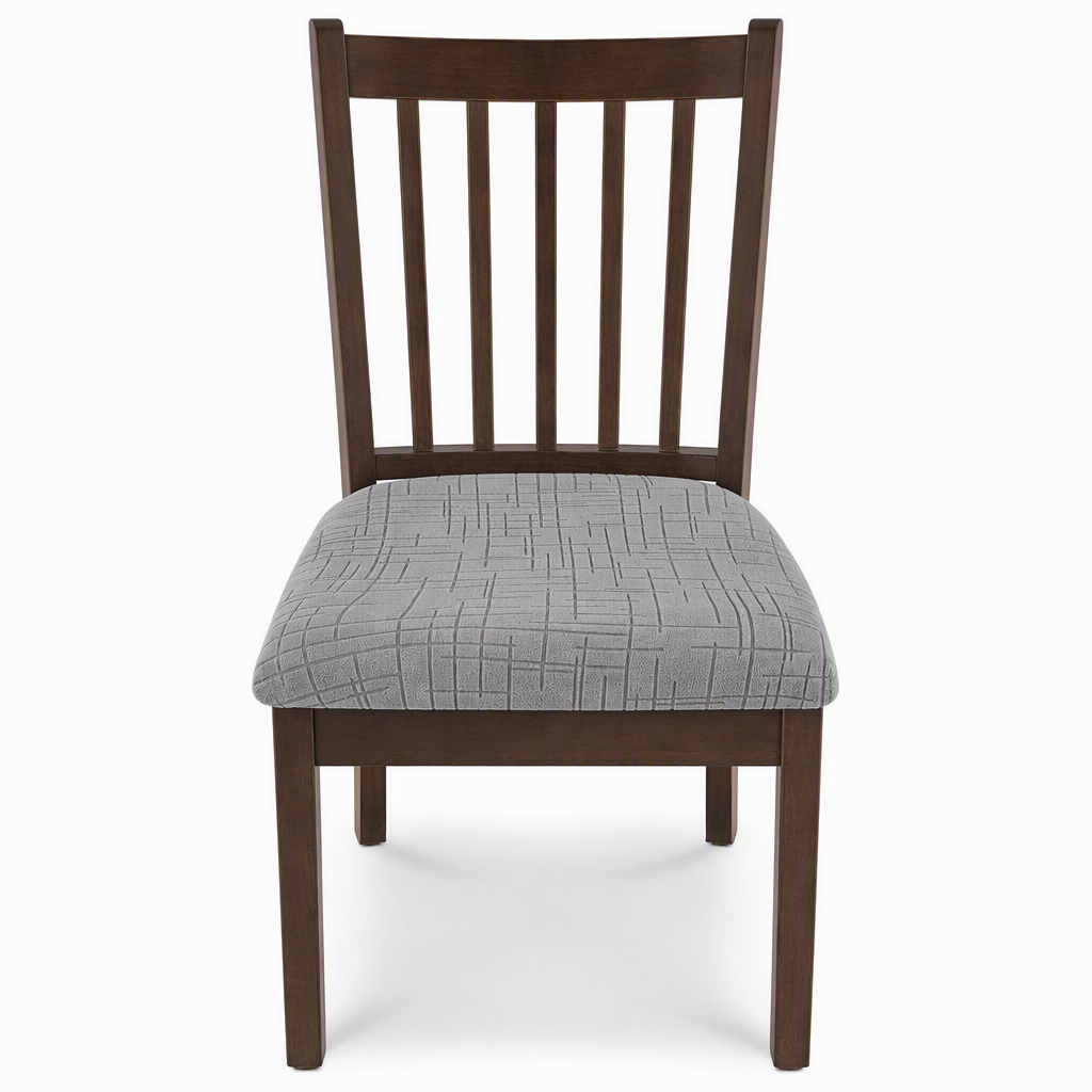 🎁 Buy 1 Get 1 Free! 🪑 Stretch Dining Chair Seat Cover – Strapless Elastic Slipcover with Elegant Textured Pattern for Home Dining Room