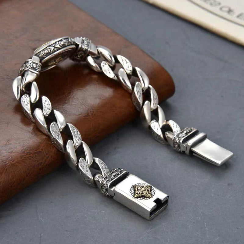 📿 Save 50%! 💪 Vajra Rotating Bracelet – Vintage texture & interactive design ✨