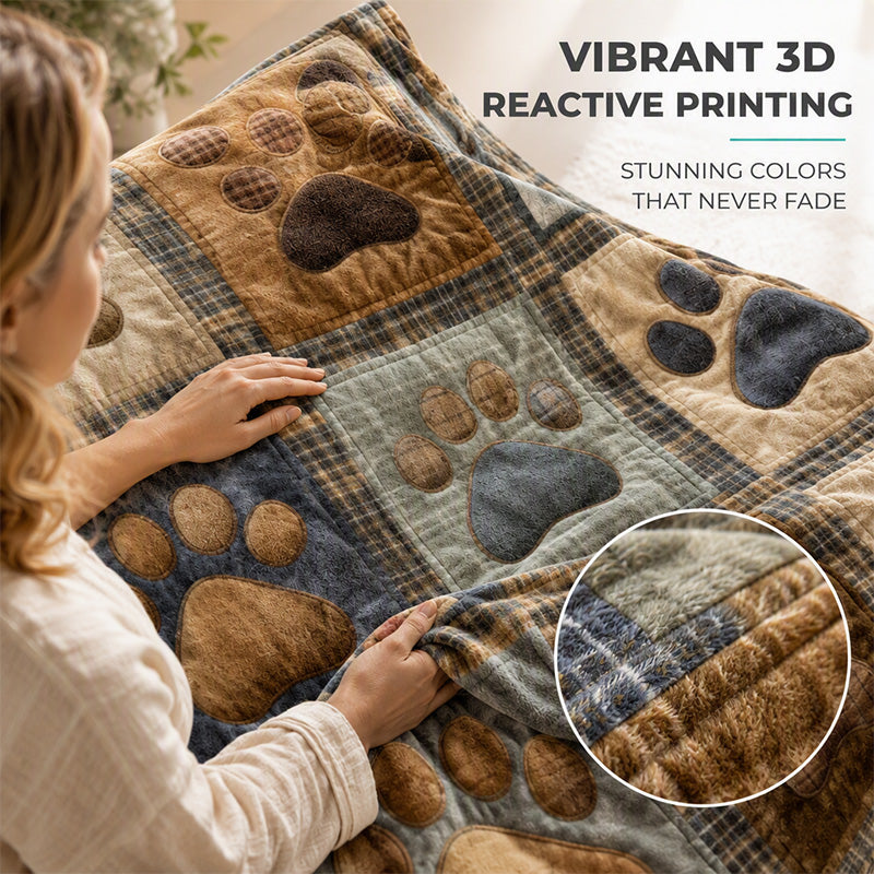 🐾 50% OFF! ✨ Cute Paw Print Soft Flannel Blanket – Cozy Warmth, Vibrant Long-Lasting Print & Versatile Everyday Use – Adorable Comfort for Bedrooms, Sofas & Pet-Friendly Homes 🛋️