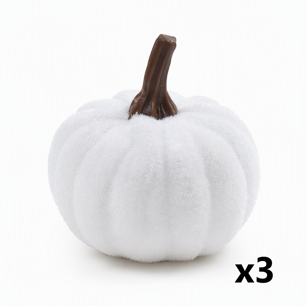 Velvet Pumpkins for Halloween & Thanksgiving