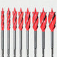 ⏰8PCS 4-Flute Auger Drill Bit Set for Woodworking🔩
