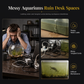 Transparent Plastic Fish Tank with Lid Decorative Ecological Aquarium for Home Living Room and Entryway