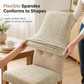 Universal All Season Stretch Chair Cover Plaid Elastic One Piece Slipcover Dustproof and Oil Resistant Protector for Home and Hotel