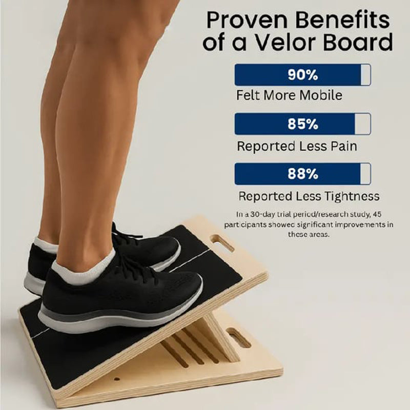Adjustable Wooden Slant Board for Calf Stretching