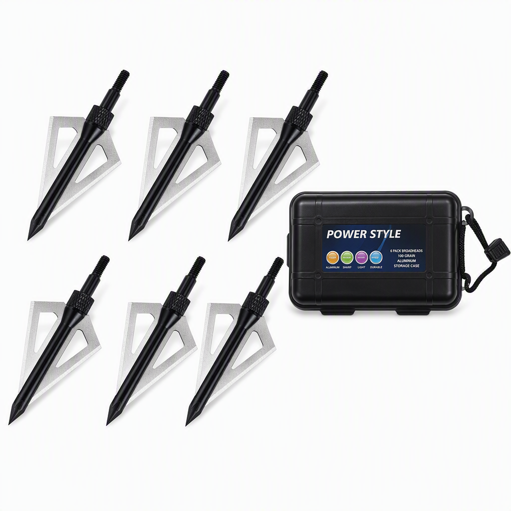 ⏳Limited-time 50% off⏰6/12 Piece Emerald Archery Arrows Set with Storage Box Universal for Recurve and Compound Bows🏹