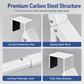 Retractable Folding Over the Door Hooks No Drill Metal Coat Rack for Hanging Clothes