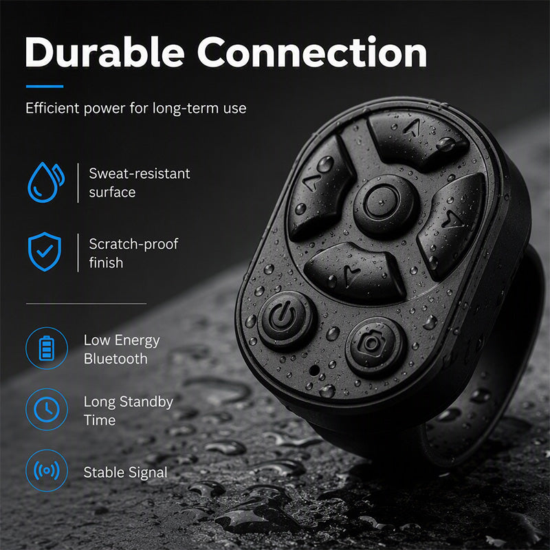 Multifunctional Bluetooth Ring Remote Control