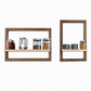 Wood Wall-Mounted Floating Shelves