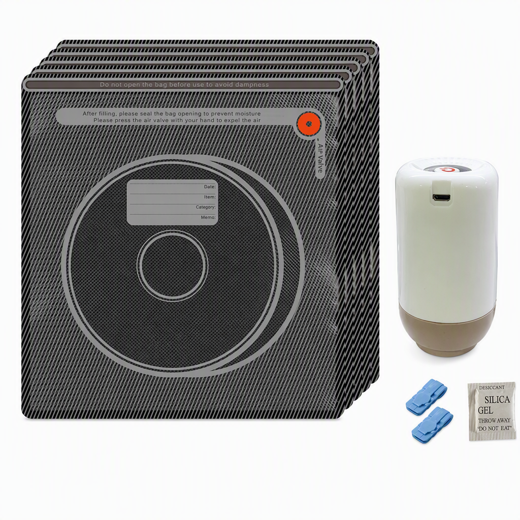 🎯 50% OFF! ✨ Vacuum Storage Bag Kit for 3D Filament – Lock Out Humid Air, Double Zipper Seal & Opaque Light Shielding – Keep Filaments Dry & Print-Perfect 🧵