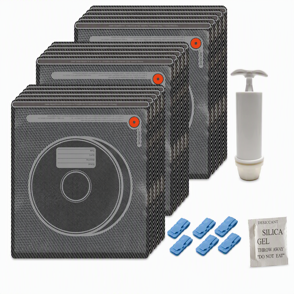 🎯 50% OFF! ✨ Vacuum Storage Bag Kit for 3D Filament – Lock Out Humid Air, Double Zipper Seal & Opaque Light Shielding – Keep Filaments Dry & Print-Perfect 🧵