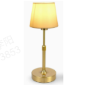 💡 Wireless Touch Bedside Lamp: Stepless Dimming, Rechargeable, Linen Shade & Metal Base, Cordless Freedom