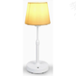 💡 Wireless Touch Bedside Lamp: Stepless Dimming, Rechargeable, Linen Shade & Metal Base, Cordless Freedom