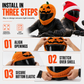 📢📢50% OFF !! ⏰Funny Plush Motorcycle Helmet Cover Universal Fit Cartoon and Holiday Protective Sleeve for Christmas Halloween Outdoor Riding