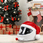 📢📢50% OFF !! ⏰Funny Plush Motorcycle Helmet Cover Universal Fit Cartoon and Holiday Protective Sleeve for Christmas Halloween Outdoor Riding