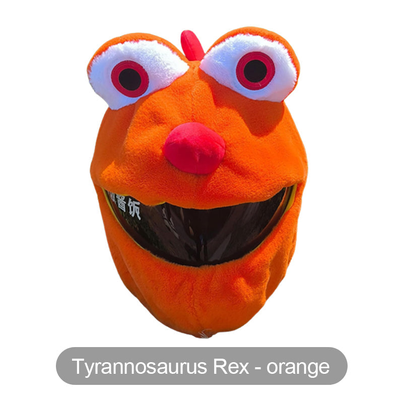 📢📢50% OFF !! ⏰Funny Plush Motorcycle Helmet Cover Universal Fit Cartoon and Holiday Protective Sleeve for Christmas Halloween Outdoor Riding