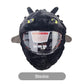 📢📢50% OFF !! ⏰Funny Plush Motorcycle Helmet Cover Universal Fit Cartoon and Holiday Protective Sleeve for Christmas Halloween Outdoor Riding