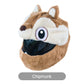 📢📢50% OFF !! ⏰Funny Plush Motorcycle Helmet Cover Universal Fit Cartoon and Holiday Protective Sleeve for Christmas Halloween Outdoor Riding