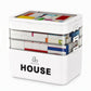 Large Plastic Medicine Storage Box with Multi-Layer Divided Compartments Portable Family Emergency First Aid Organizer Box