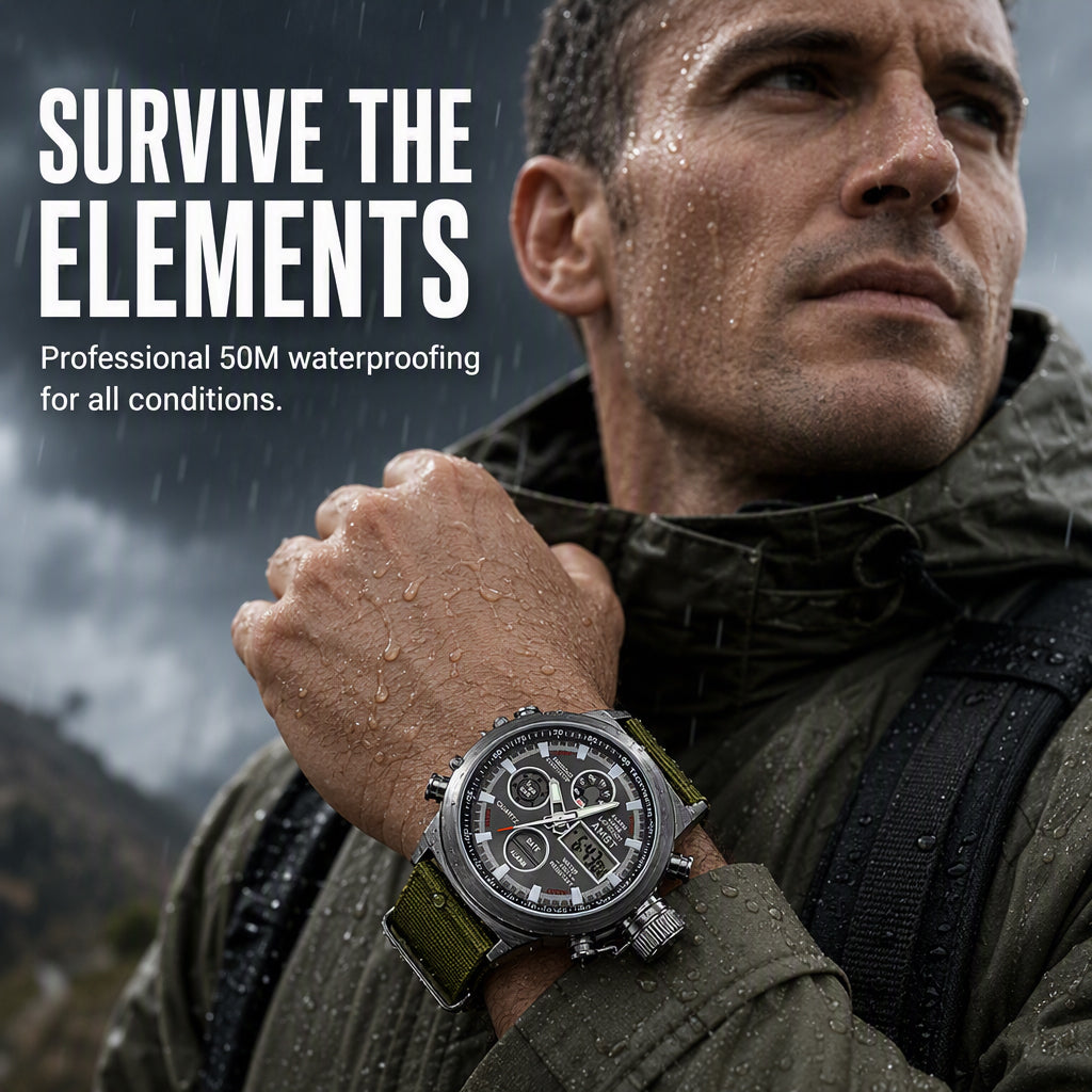 🏃 Retro Digital Sports Watch – Quartz, rugged & everyday-ready ✨