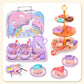 👧Unicorn Castle Pretend Teapot Set