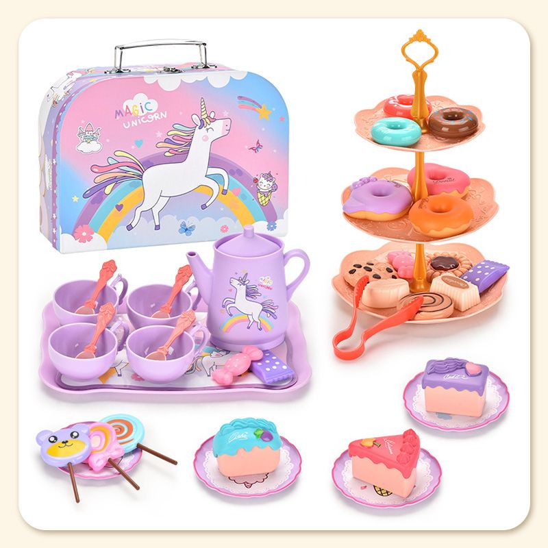👧Unicorn Castle Pretend Teapot Set
