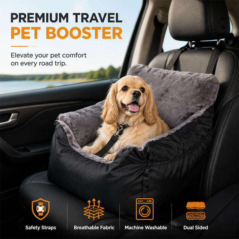 📢📢50% OFF !! ⏰Half-Enclosed Car Pet Booster Seat