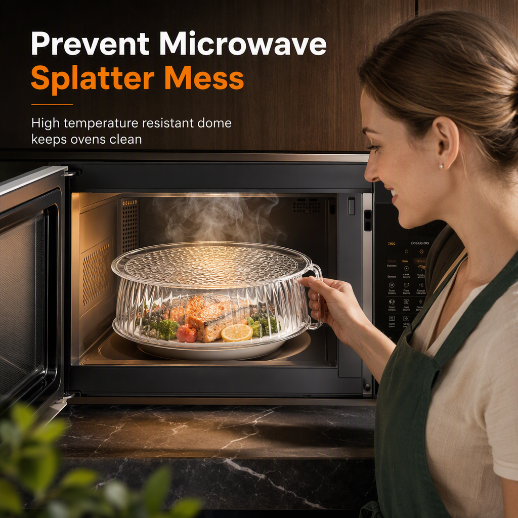 📢📢50% OFF !! ⏰Multi-Layer Stackable Microwave Food Cover