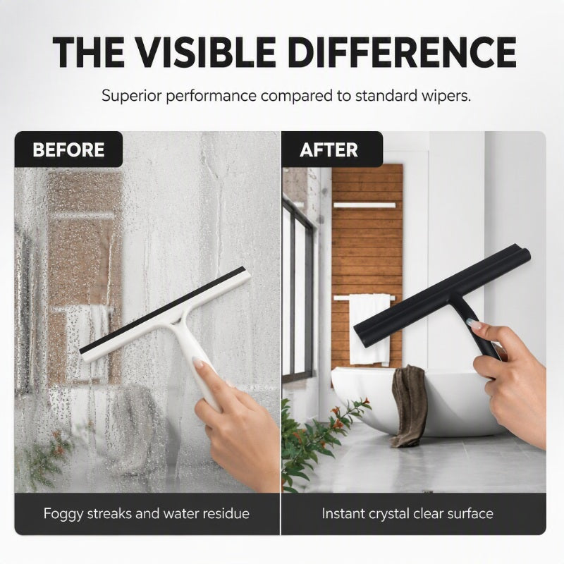 Multi-Purpose Silicone Shower Squeegee