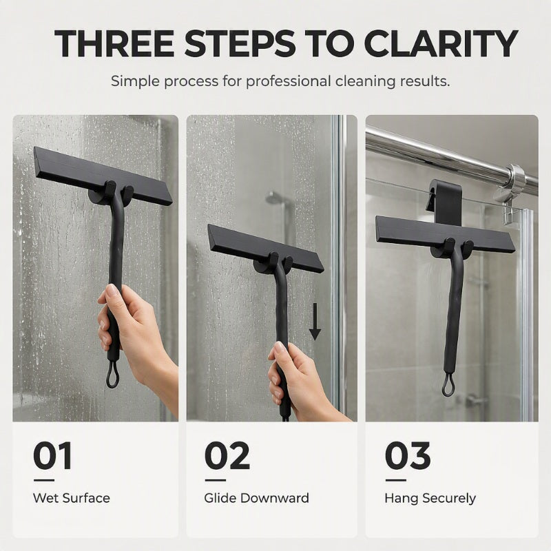 Multi-Purpose Silicone Shower Squeegee
