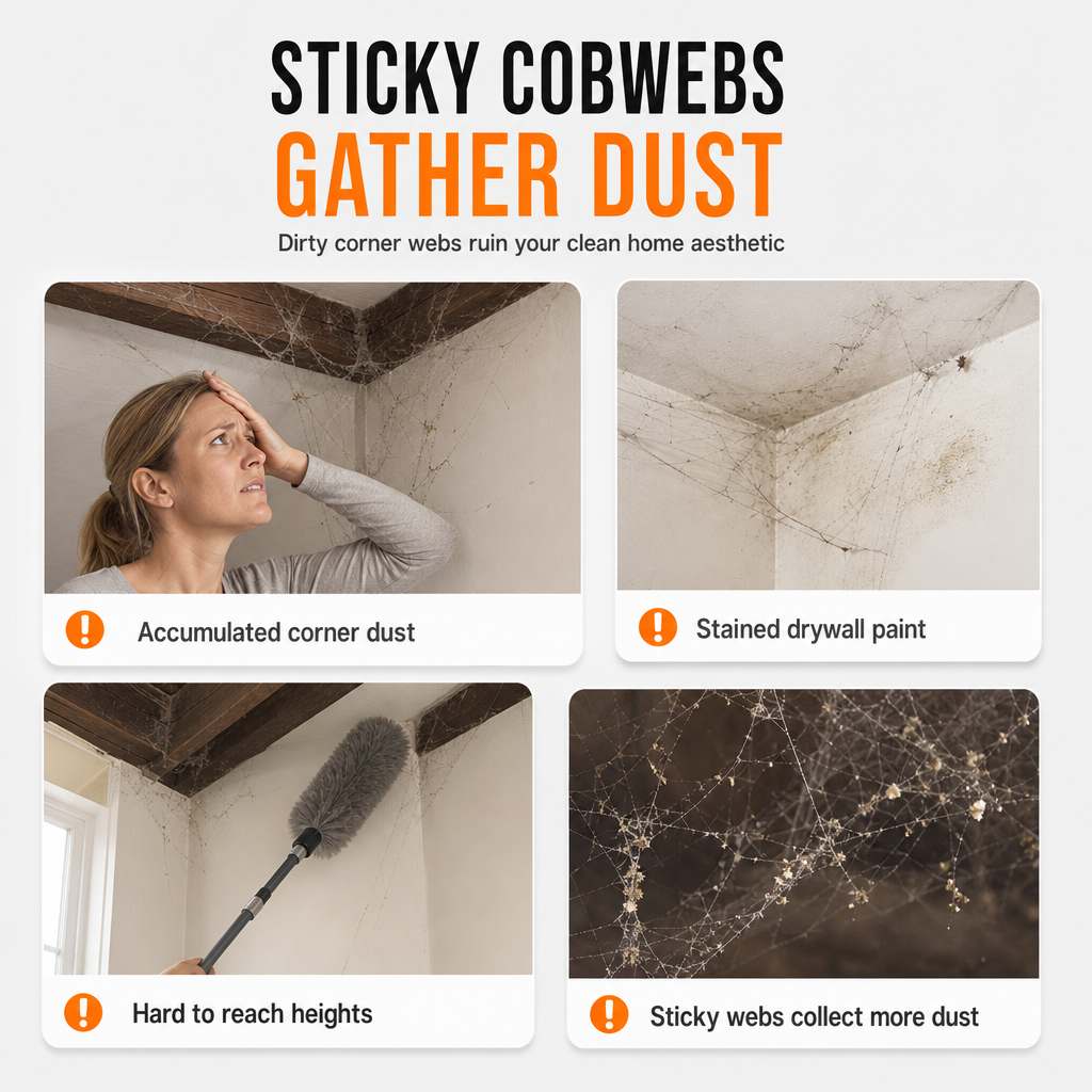 📢📢50% OFF !! ⏰100ml Cobweb Removal Spray and Wall Cleaner