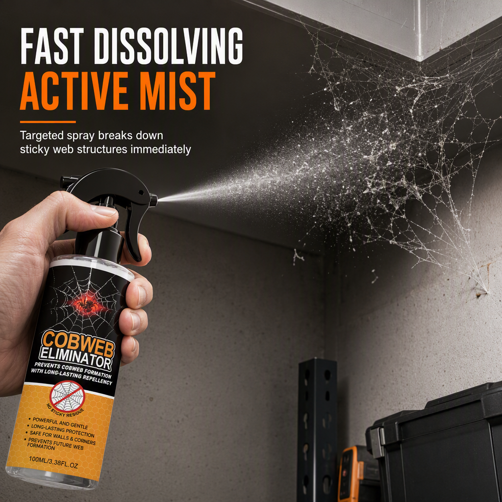 📢📢50% OFF !! ⏰100ml Cobweb Removal Spray and Wall Cleaner